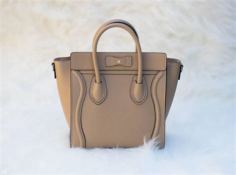 celine luggage nano goatskin review|celine nano review.